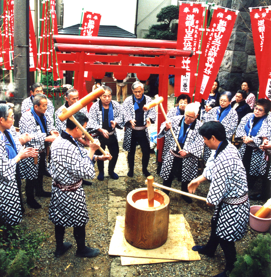 稲付の餅搗唄(道灌山稲荷) | 東京都北区観光ホームページ